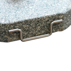 DEMA Stojan na slnečník s kolieskami 45 cm 40 kg Granit