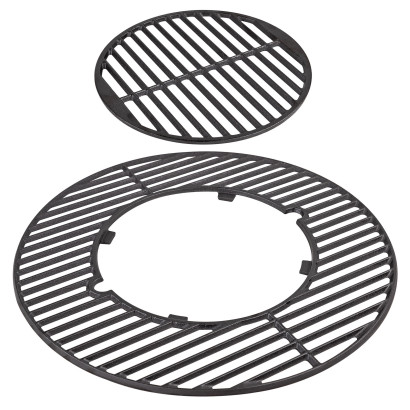 Okrúhly liatinový grilovací rošt so systémom Rošt v rošte 54,5 cm