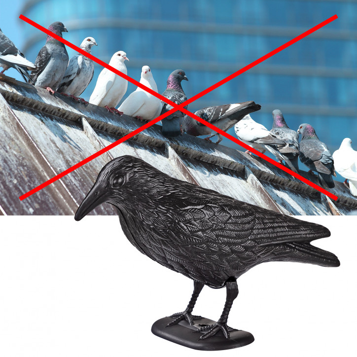 Havran na odháňanie drobného vtáctva so zemným hrotom 32 cm Havran na odháňanie drobného vtáctva so zemným hrotom 32 cm
