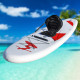 Stand-Up Paddleboard nafukovací s príslušenstvom do 120 kg, 320x84 cm, červeno-biely