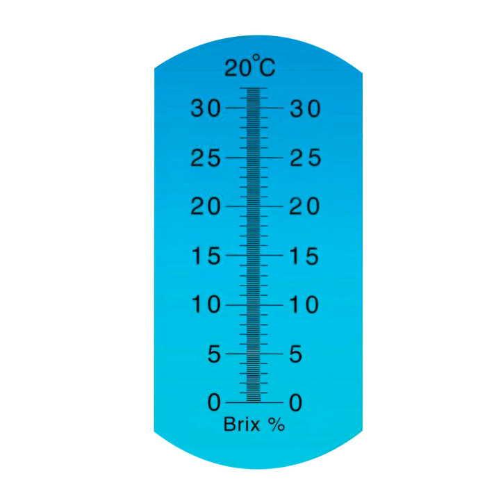 Refraktometer na meranie cukornatosti 0-32% Brix