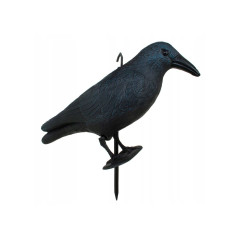 Plašič vtákov a holubov - Havran sediaci 39 cm, čierno-modrý SPRINGOS GA0132