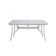 Záhradný stôl 150x90 cm, šedý SPRINGOS TOSCANA